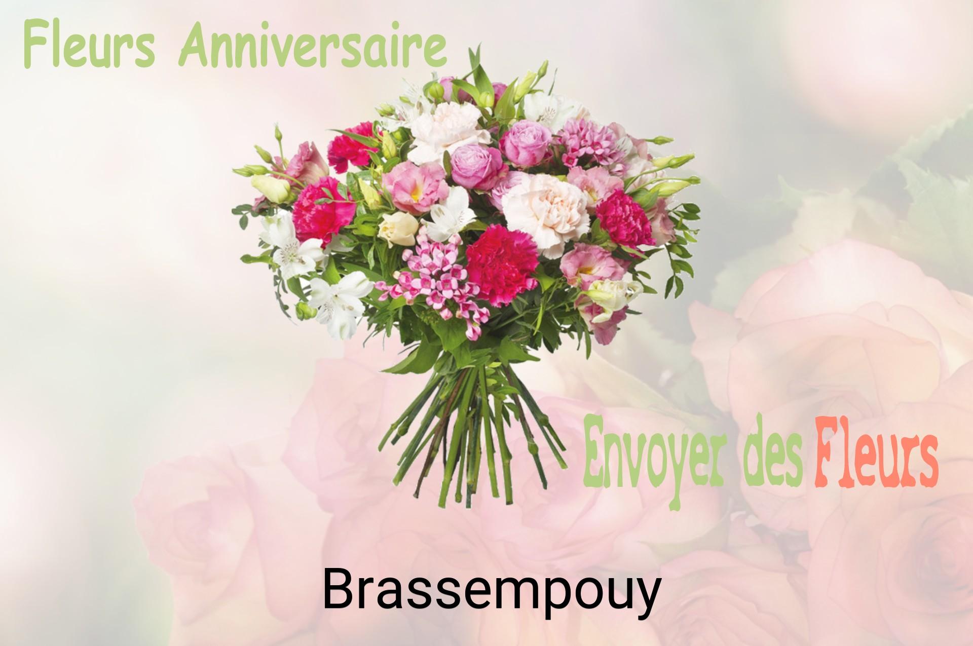 Bouquet de fleurs d’anniversaire livré à Brassempouy